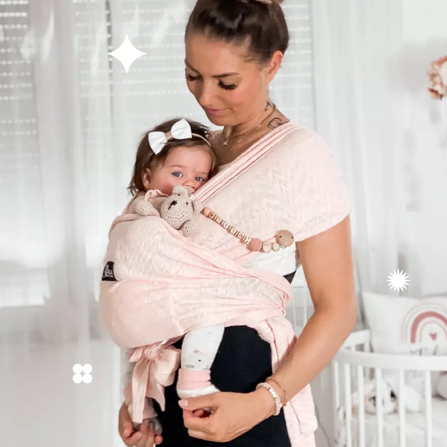 KOALA BABYCARE® Babytragetuch pink