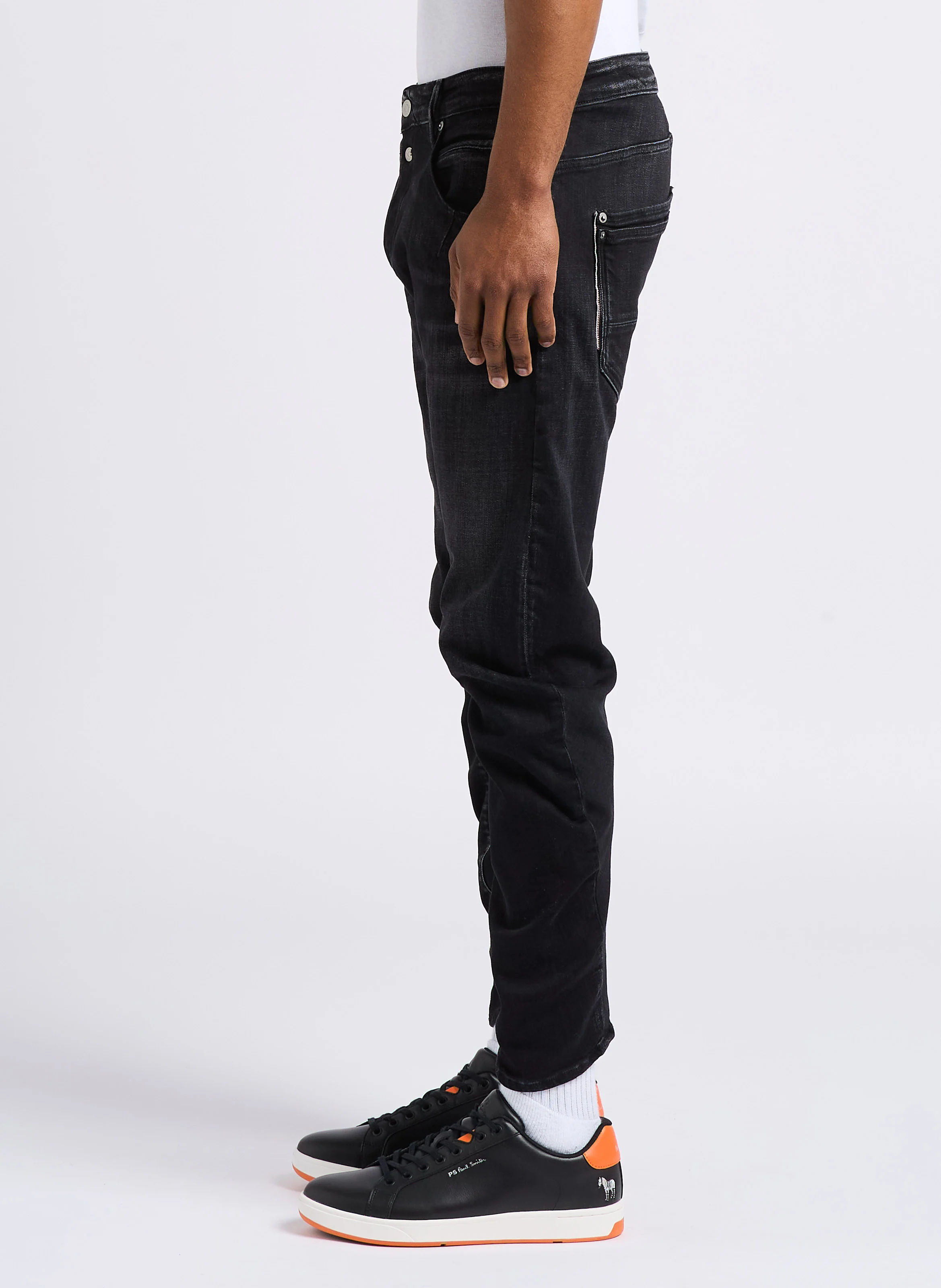 CRAVAN 900/3G - Jean tapered en coton | Noir