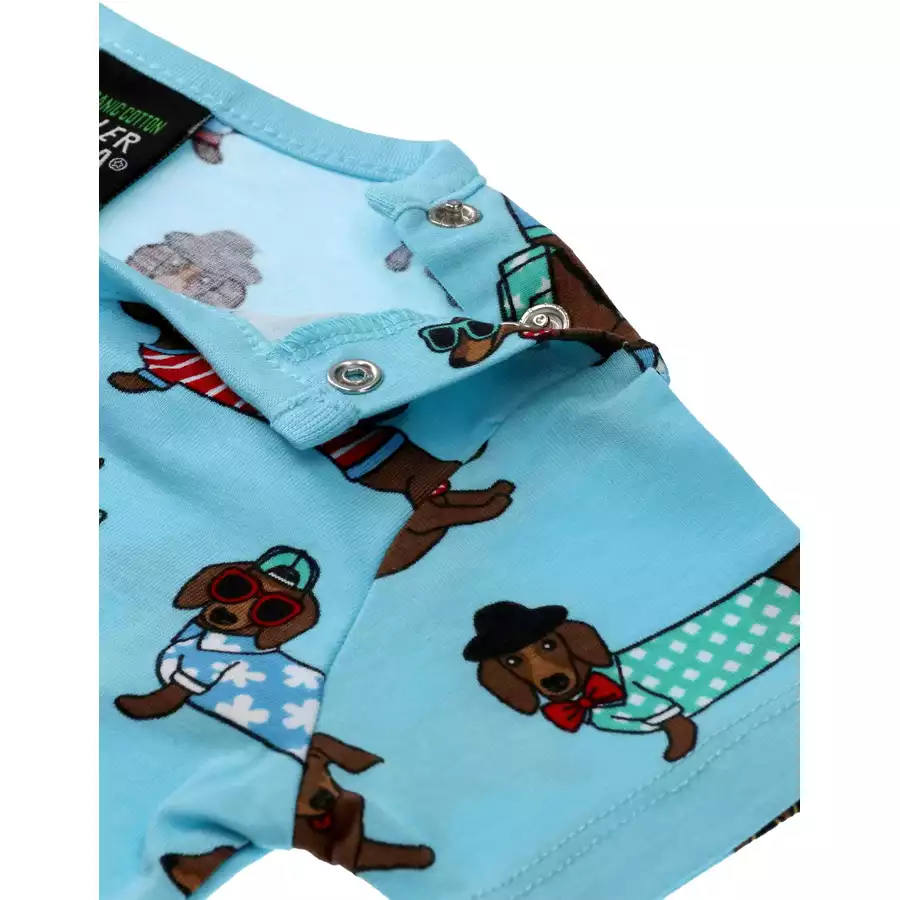 Villervalla Shirt Kurzarm Dachshund pool