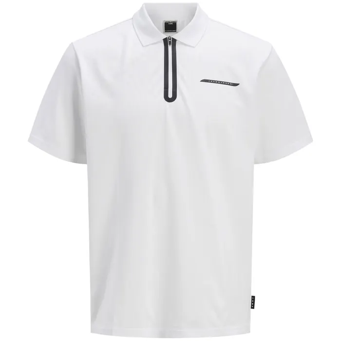 Jack & Jones Core Fusion Pique Zip Polo Heren
