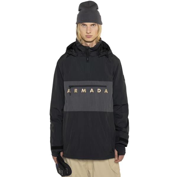 Veste de ski ARMADA SALISBURY 2L ANORAK JACKET BLACK/ANTHRACITE