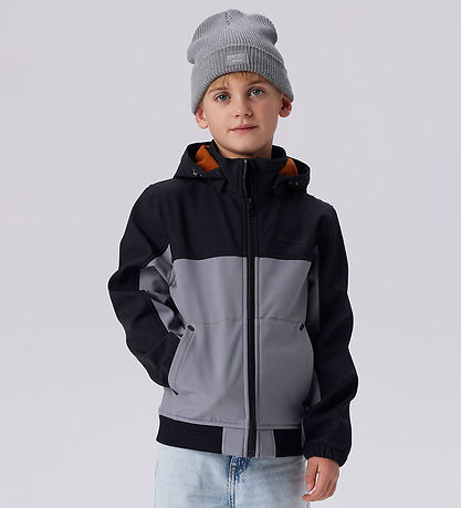 Name It Softshelljacke m. Fleece - NkmAlfa08 - Spottdrossel
