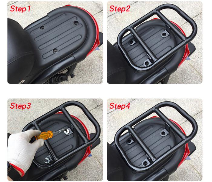 Support de Top Case pour NIU U1 - Version Courte