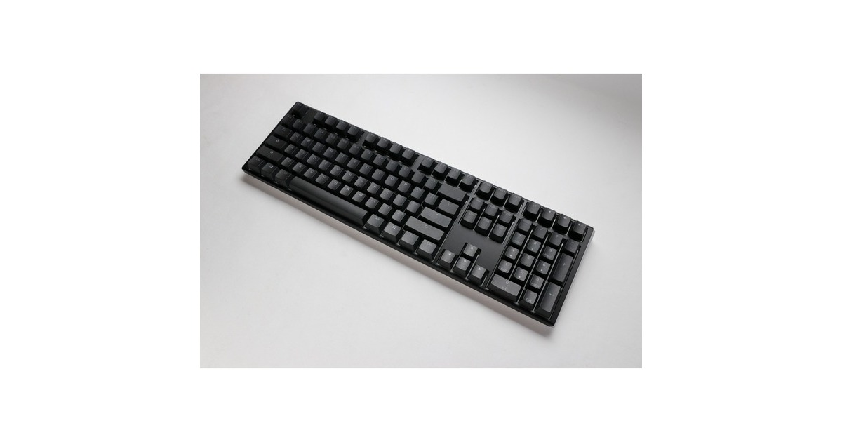 DuckyOne 3 Classic, toetsenbord  (Zwart/wit, US lay-out, Cherry MX Red, RGB led, Double-shot PBT, Hot-swappable, QUACK Mechanics, Tweedekans)