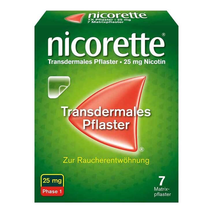 nicorette TX Pflaster 25 mg, 7 St
