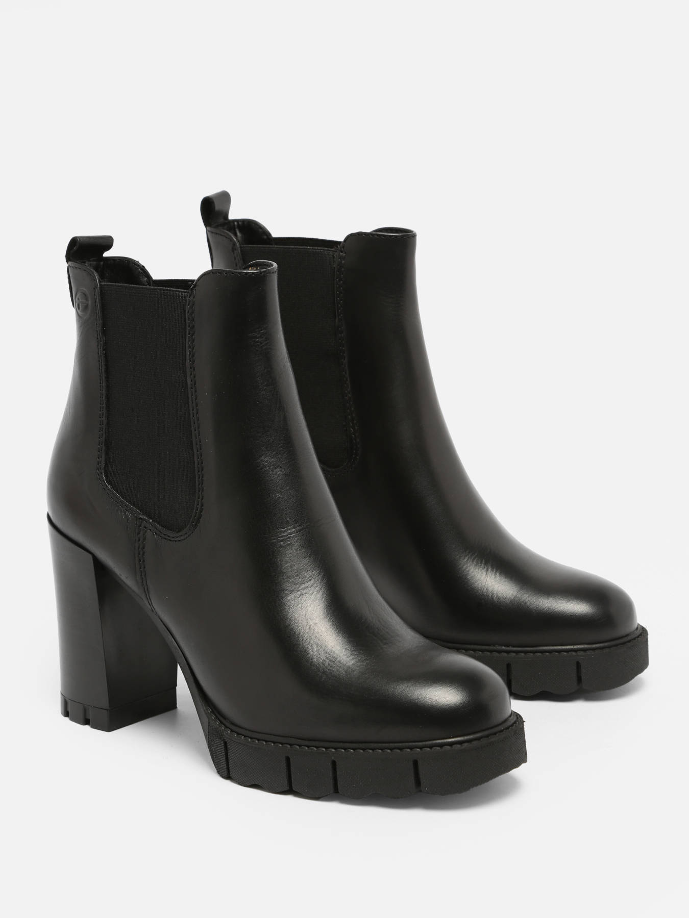 Bottines  talon en cuir TAMARIS