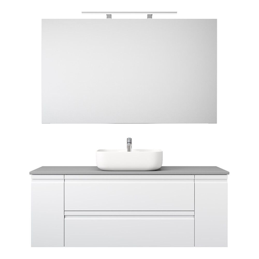 BADEROMSMØBEL CAMARGUE SKÄRGÅRD IQ SETT 15 HVIT 150,8CM