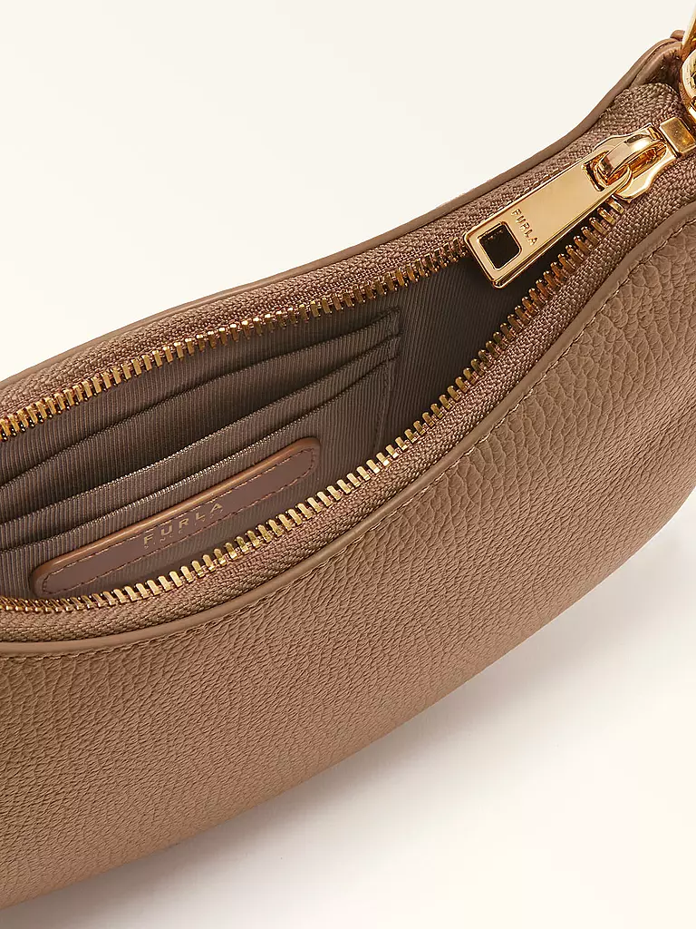 FURLA Ledertasche - Handtasche SFERA XSmall beige