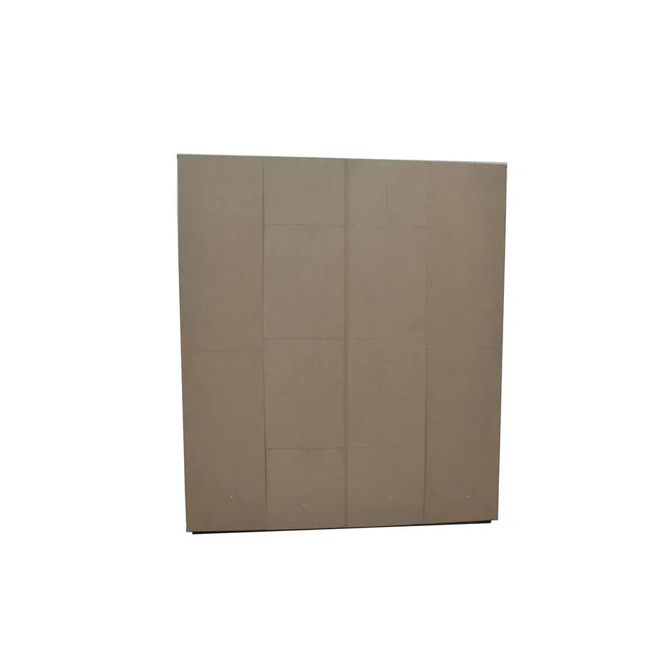 Interiax Kledingkast 'Lena' - Sonoma Eik - 4 Deurs - 185x160x52cm