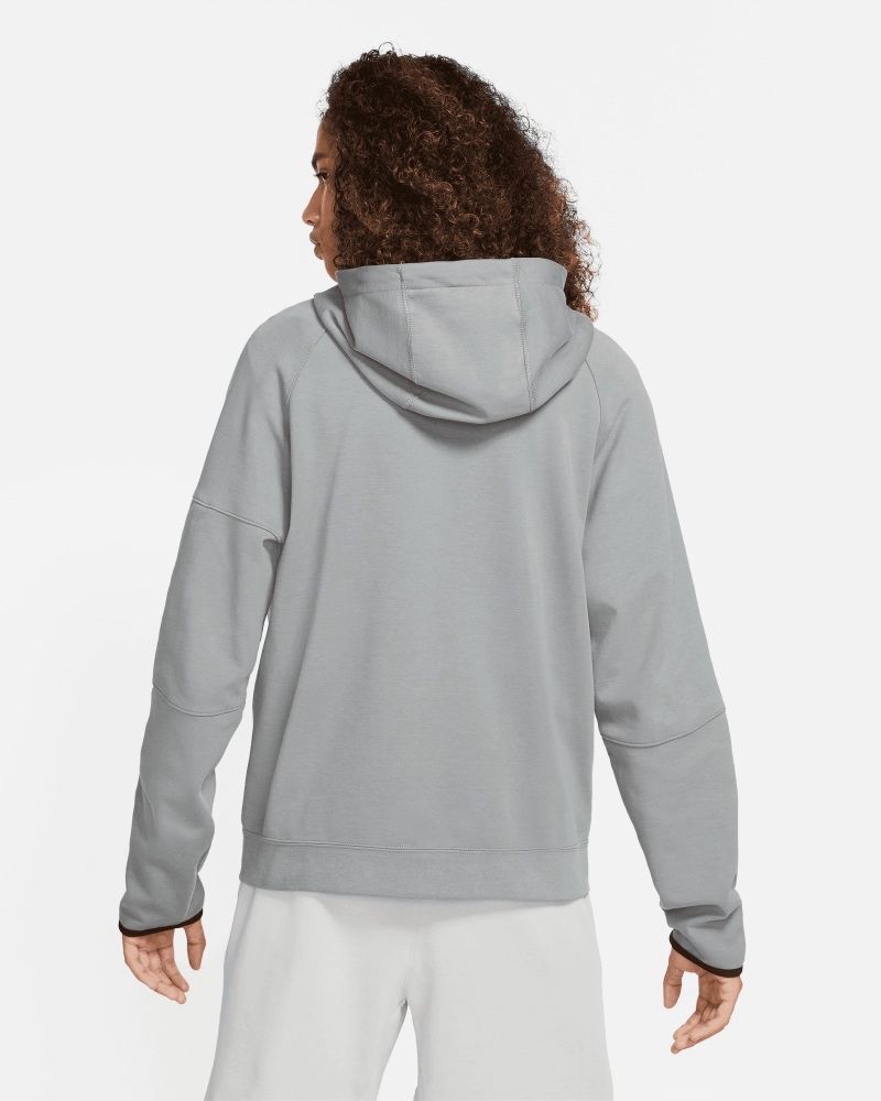 Sweat zippé à capuche Nike Sportswear Essential Gris & Noir pour homme
