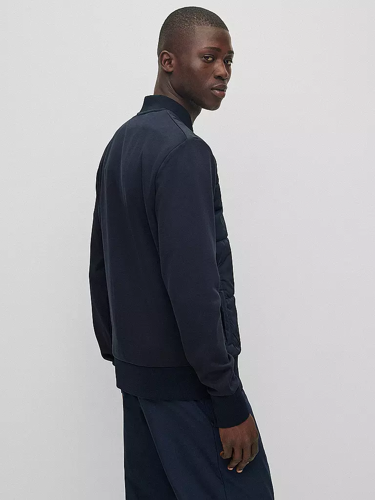 BOSS Hybridjacke Skiles 38 dunkelblau