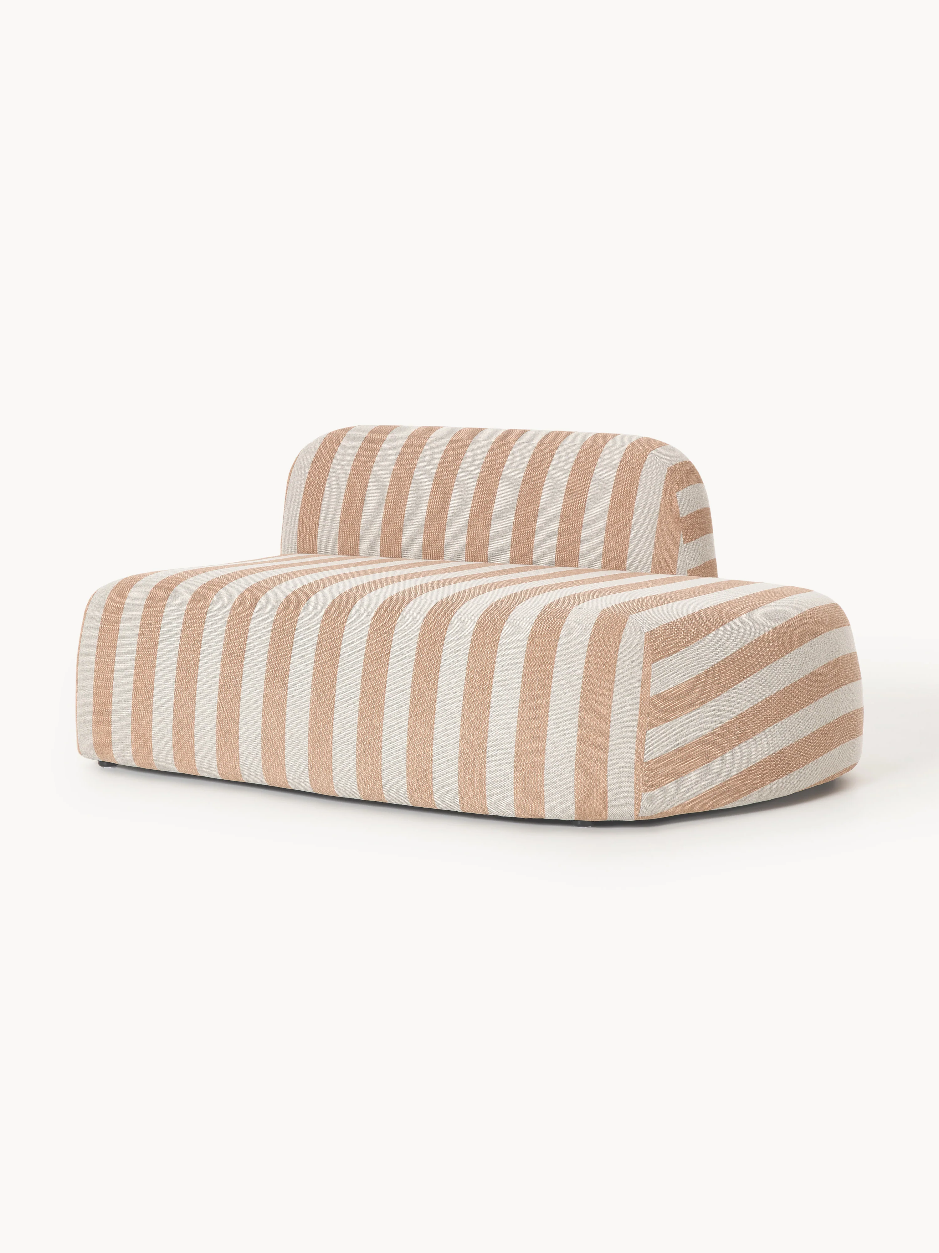 Gestreepte chaise longue module Wolke