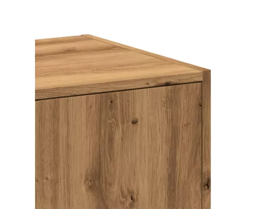 Armoire d'apothicaire chêne artisanal bois d'ingénierie