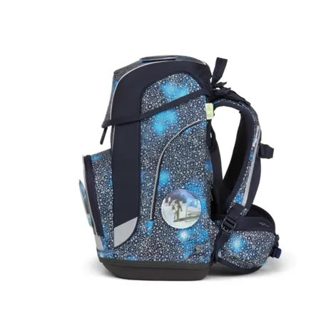 ergobag CUBO Schulranzen-Set Bär Anhalter durch die Galaxis, 5-teilig