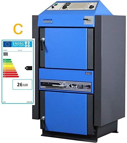 ATMOS Kohlevergaser KC25S 26 kW Kohlevergaserkessel Heizkessel Allesfresser