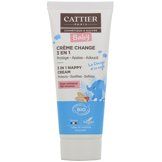 Cattier Bébé Crème pour le Change bio - Soin hydratant et protecteur
