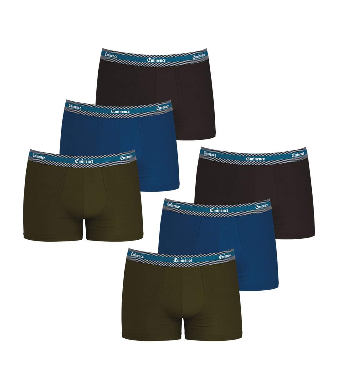 Lot de 6 boxers homme Sélection en Coton Bio