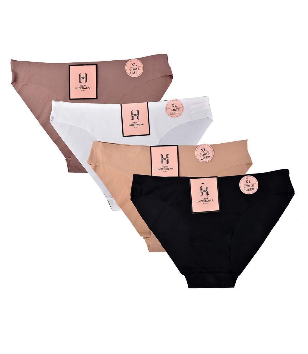 Culottes Femme Ultra confort Découpe Laser H3008 Pack de 4 Culottes