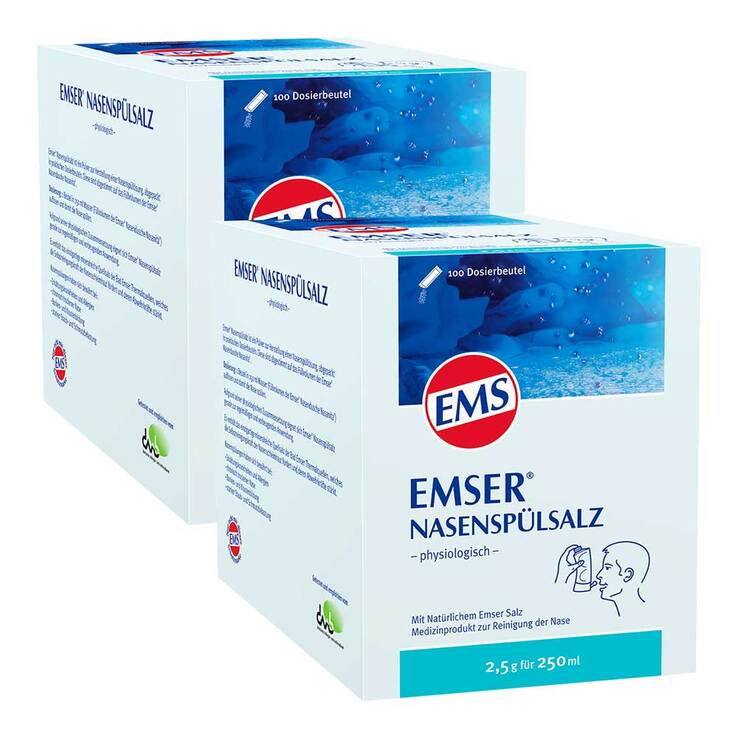 Emser Nasenspülsalz physiologisch Beutel, 2x100 St