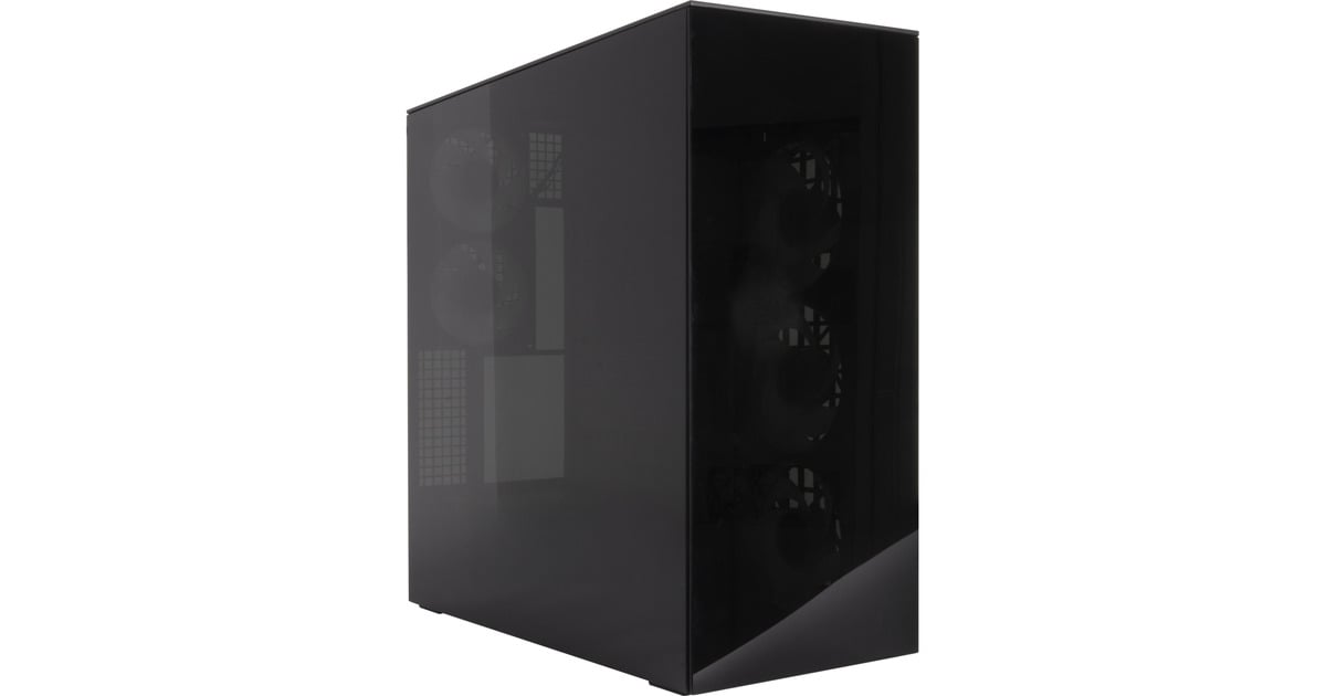 ARCTICXtender midi tower behuizing  (Zwart (mat) | 2x USB-A | 1x USB-C | RGB | Tempered Glass)