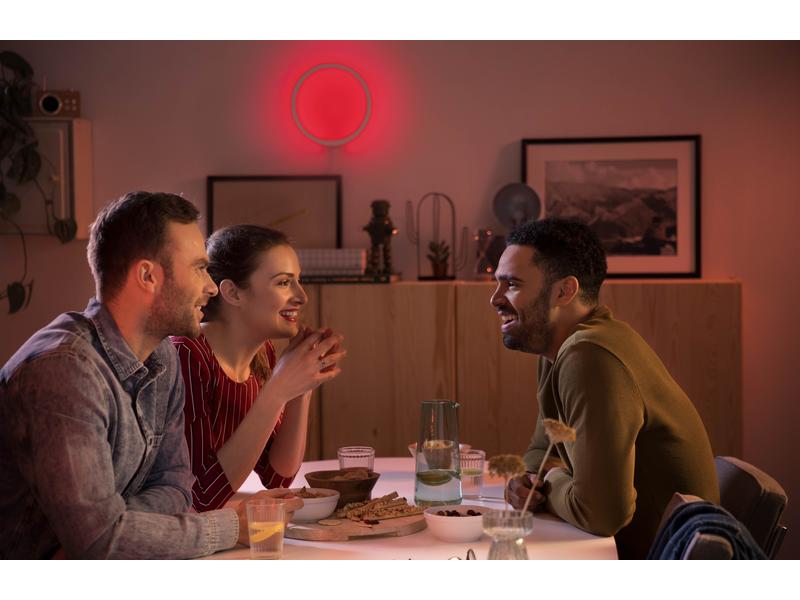 Philips Hue White & Color Ambiance Sana Wandleuchte Weiss LED-Wandleuchte