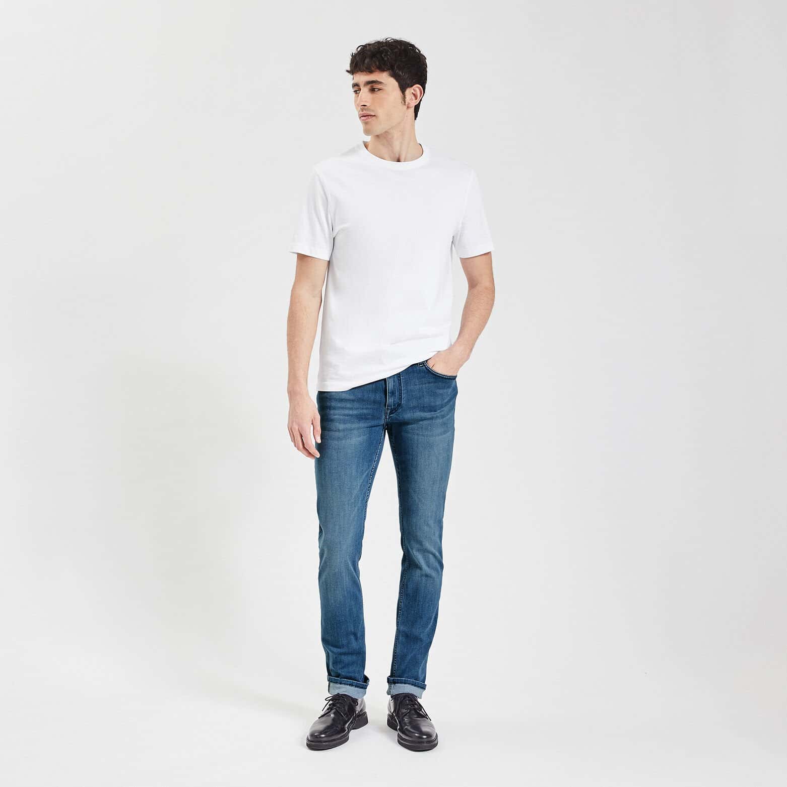 Jean slim urbanflex 4 longueurs Bleu