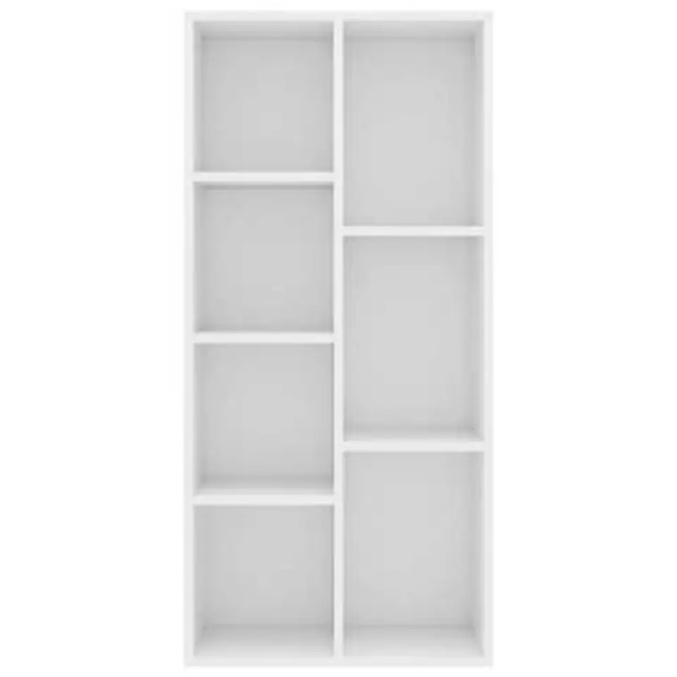vidaXL - Boekenkast - Wit - Bewerkt hout