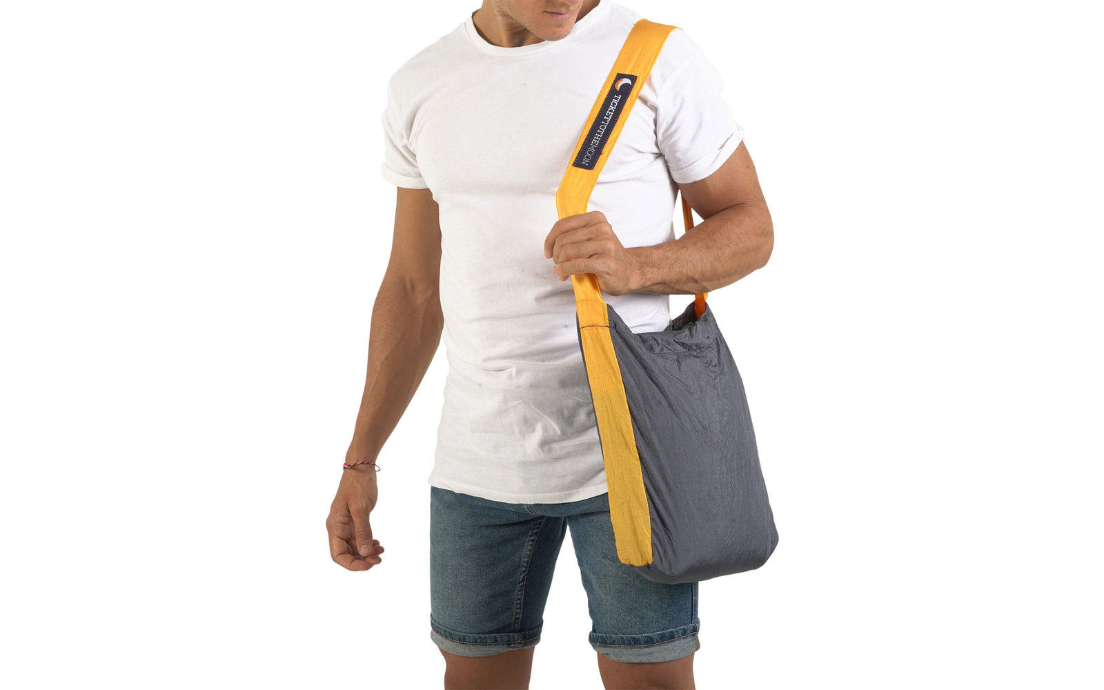 Ticket to the Moon Eco Bag Small Umhängetasche 10 Liter Navy  / Dark Grey