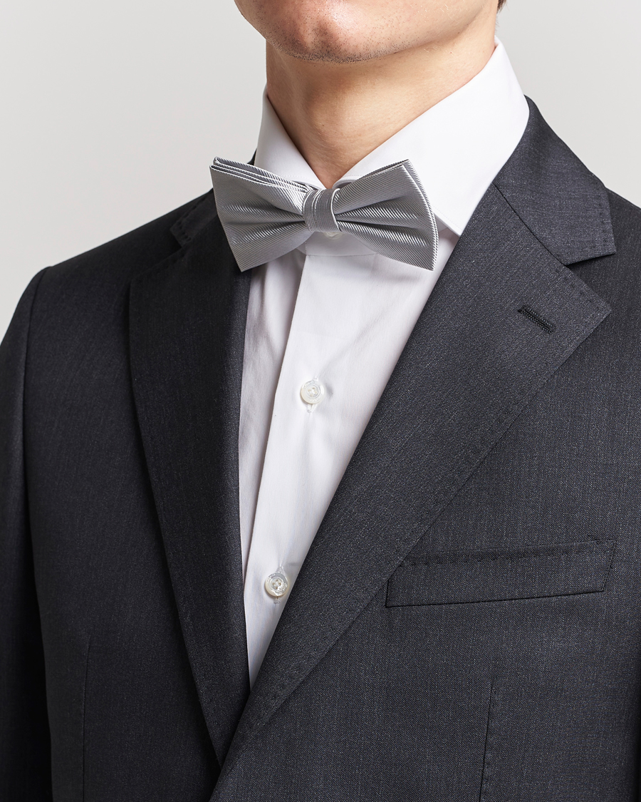 Amanda Christensen Pre Tie Silk Silver