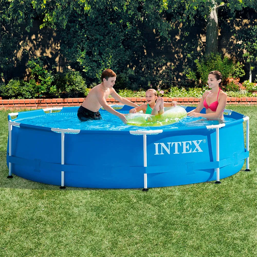 Intex Metal Frame Round Filter Pool
