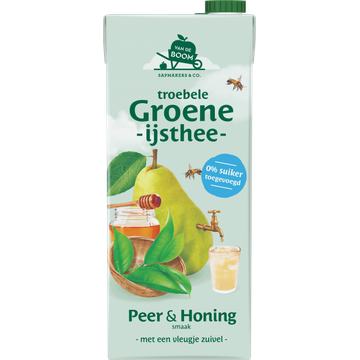 Van de Boom troebele Groene IJsthee Peer & Honing 1,5L