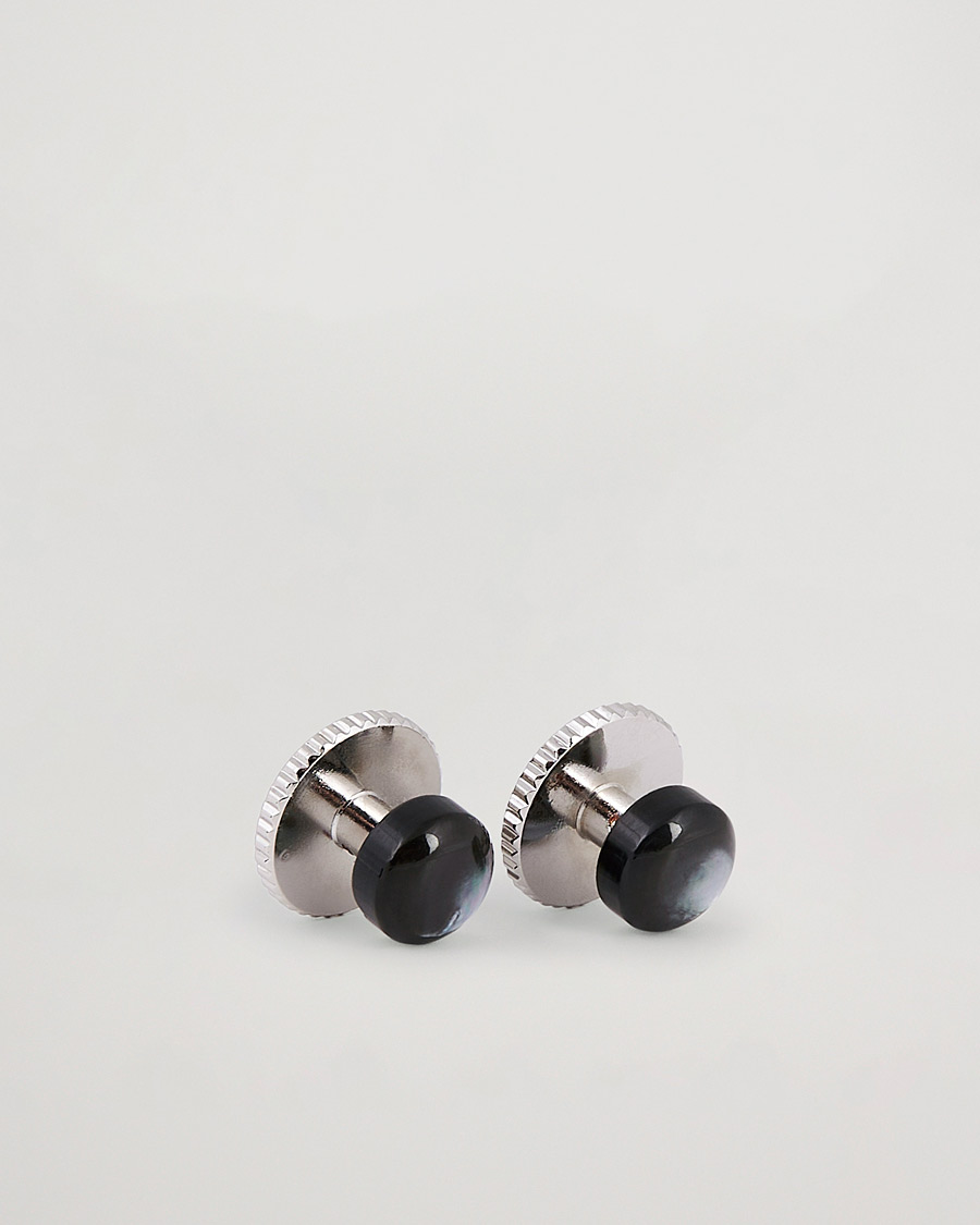 Stenströms Shirt Studs Black
