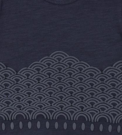 Fixoni Pullover - Navy m. Print