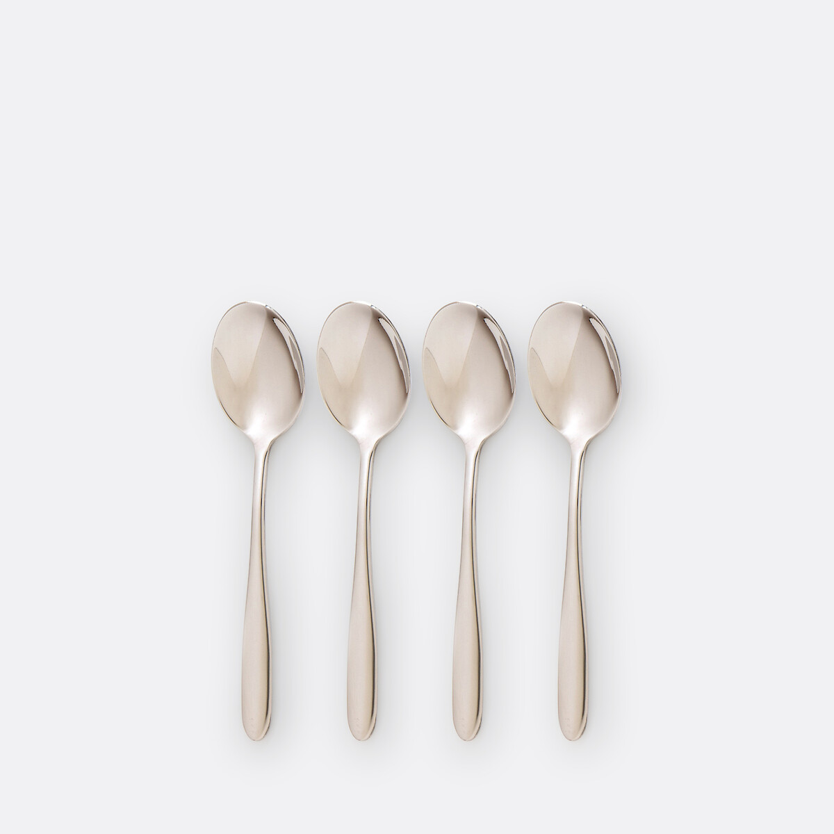 LA REDOUTE INTERIEURS<br>Conjunto de 4 colheres de café em aço inoxidável, Ébano