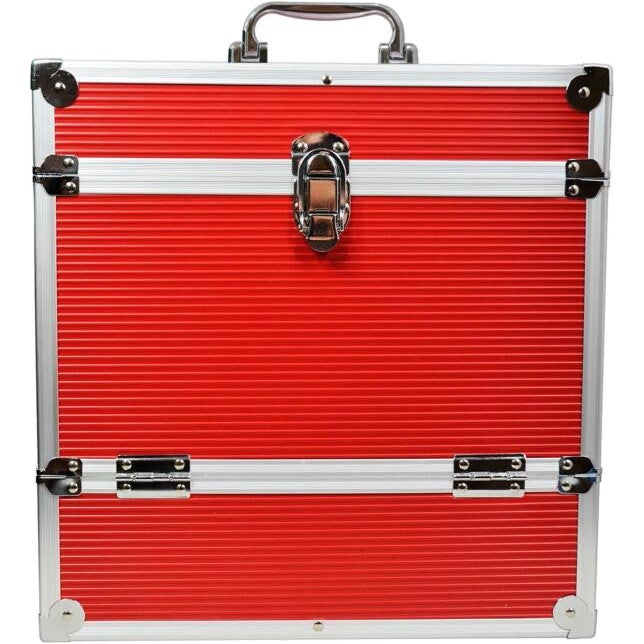 Retro Musique KXRM 03 R rode platenkoffer incl. sleeves