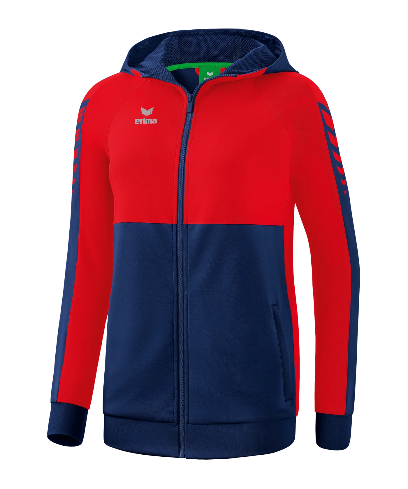 Erima Six Wings Kapuzenjacke Damen Dunkelblau
