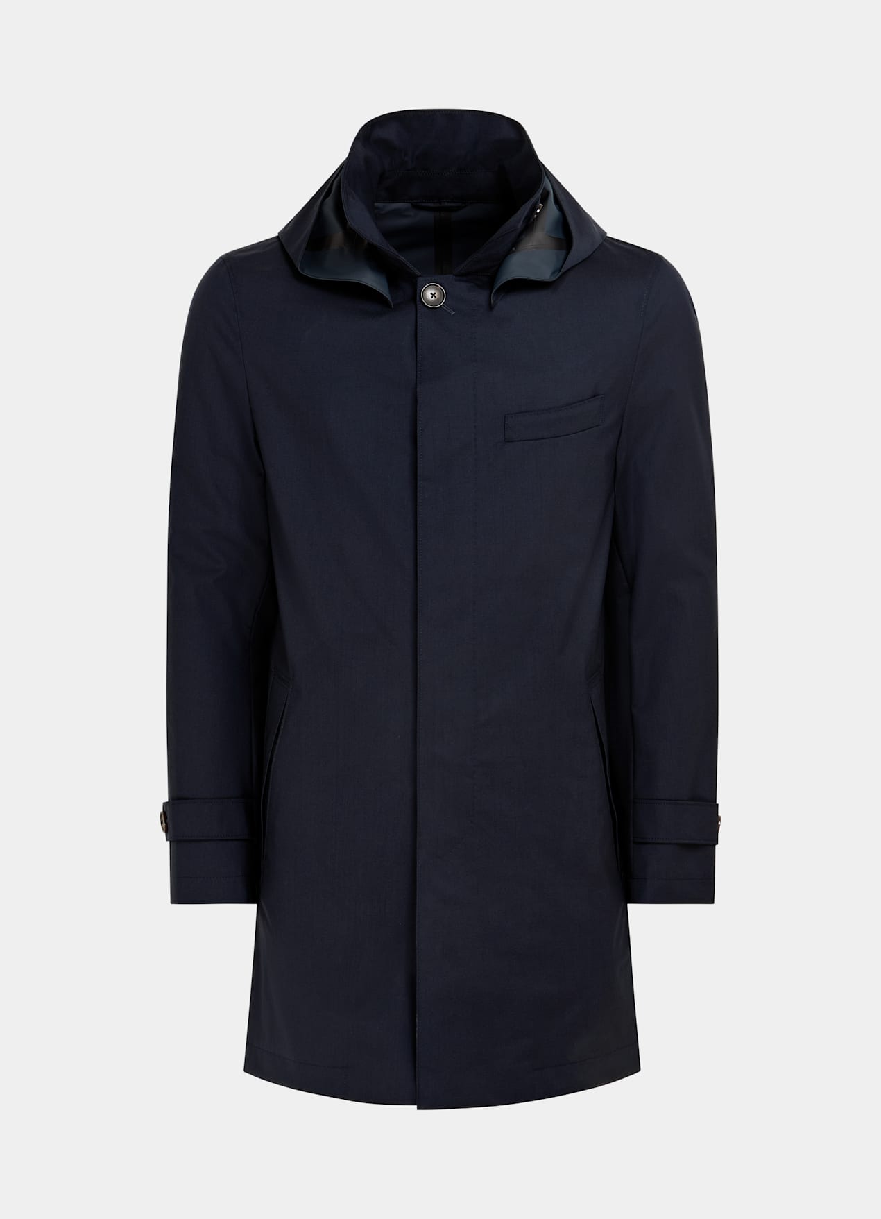 Manteau imperméable bleu