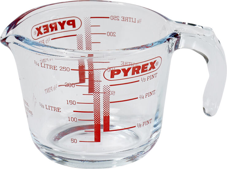 Pyrex Målekande Classic 0,25 liter Glas Klar