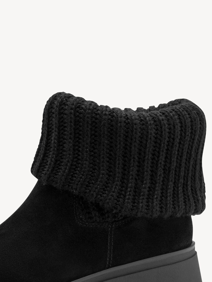 Chelseaboot - zwart warme voering