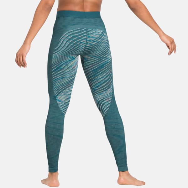 Collant thermique ODLO BLACKCOMB ECO BL BOTTOM LONG W BALSAM - SPACE DYE