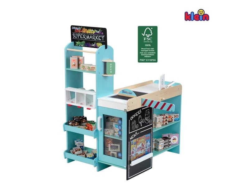 Klein-Toys Supermarkt FSC Kaufladen-Spielset