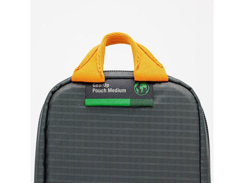 Lowepro Kameratasche GearUp Pouch Medium (GRL) Grau Reisetasche und Organizer für digitale Geräte, Kabel und Zubehör