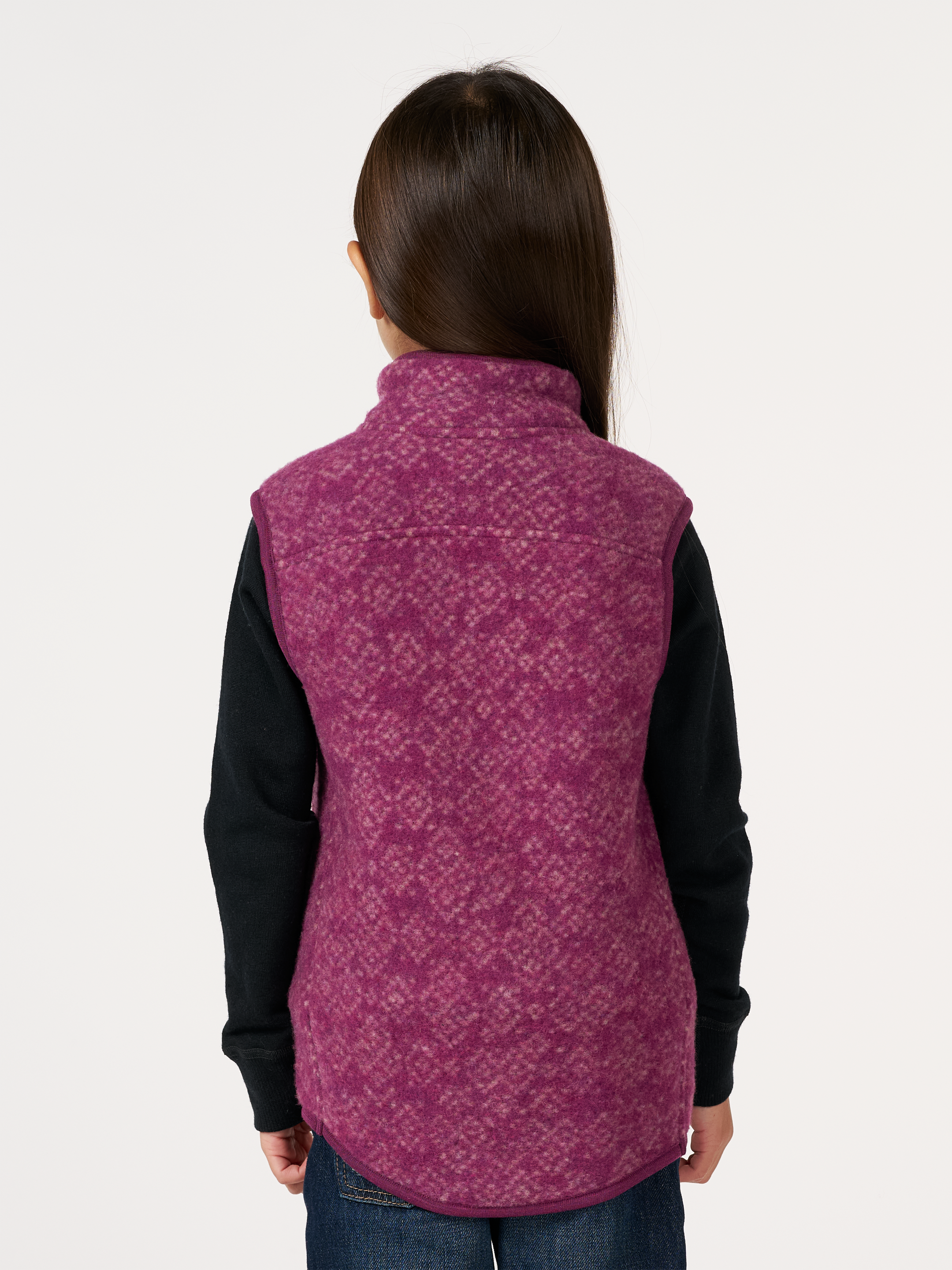 Fleecebodywarmer van merinowol voor kinderen