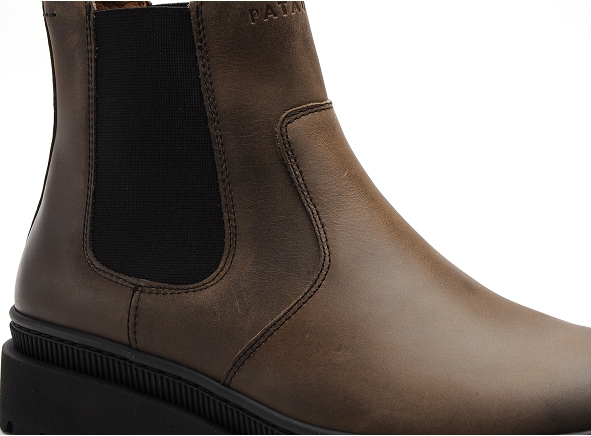 Pataugas boots bottine plates femme vitus marron