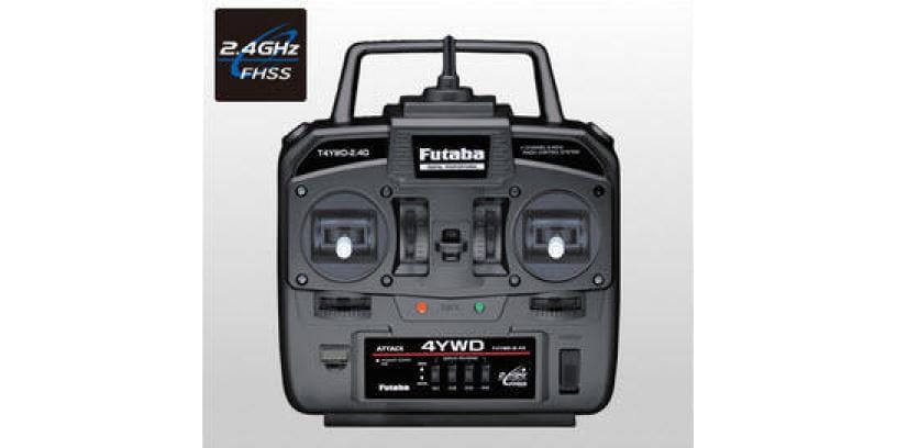 Futaba Fernsteuerung T4YWD 4-Kanal mit Empfänger RC-Anlage für Trucks und Panzer