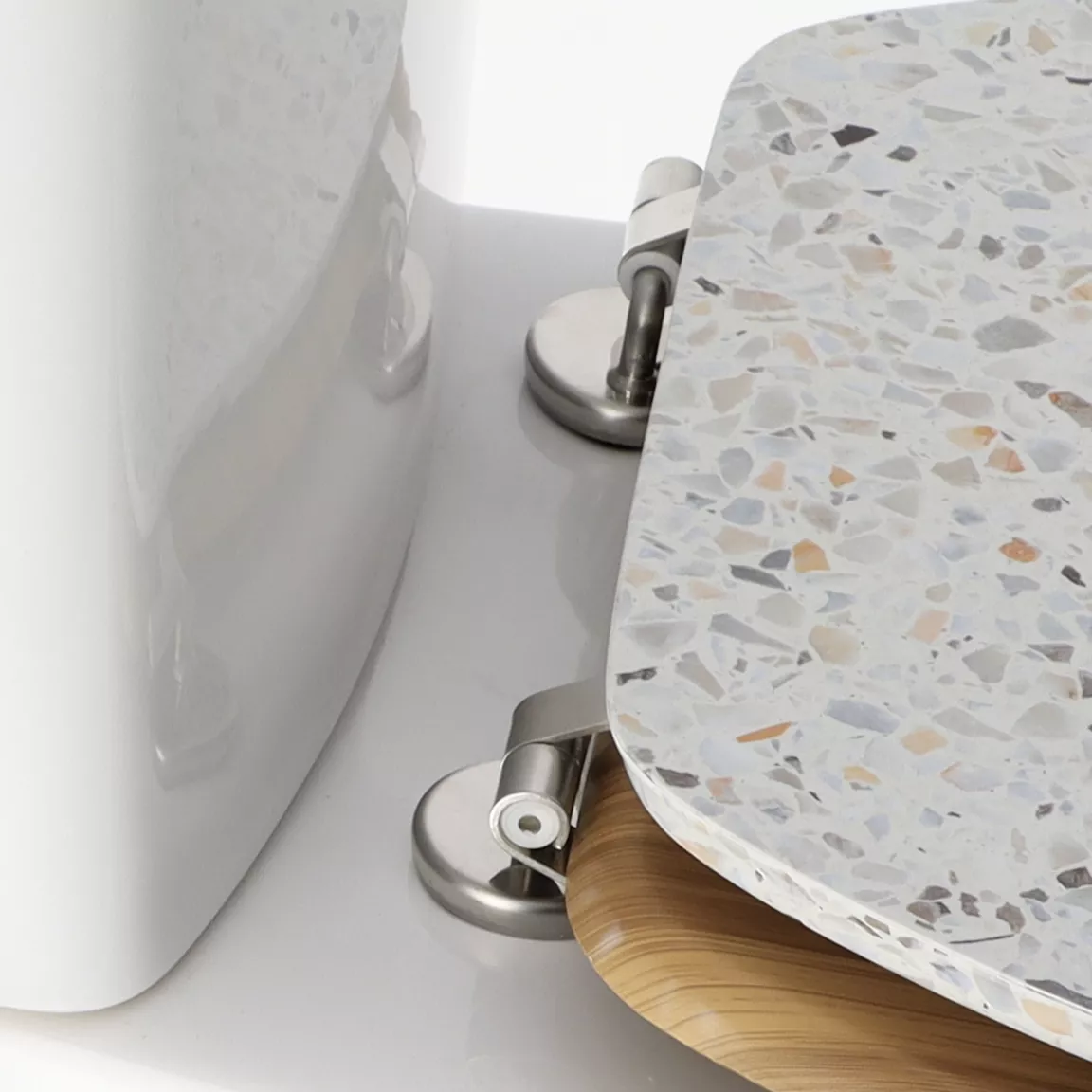 Abattant WC 18 pouces façon Terrazzo