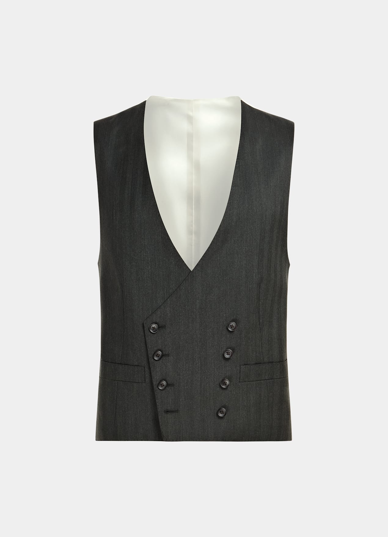 Gilet de costume vert foncé