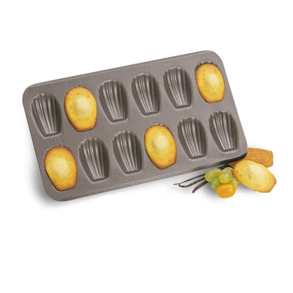 Lot 2 plaques à madeleines et mini-madeleines Mathon