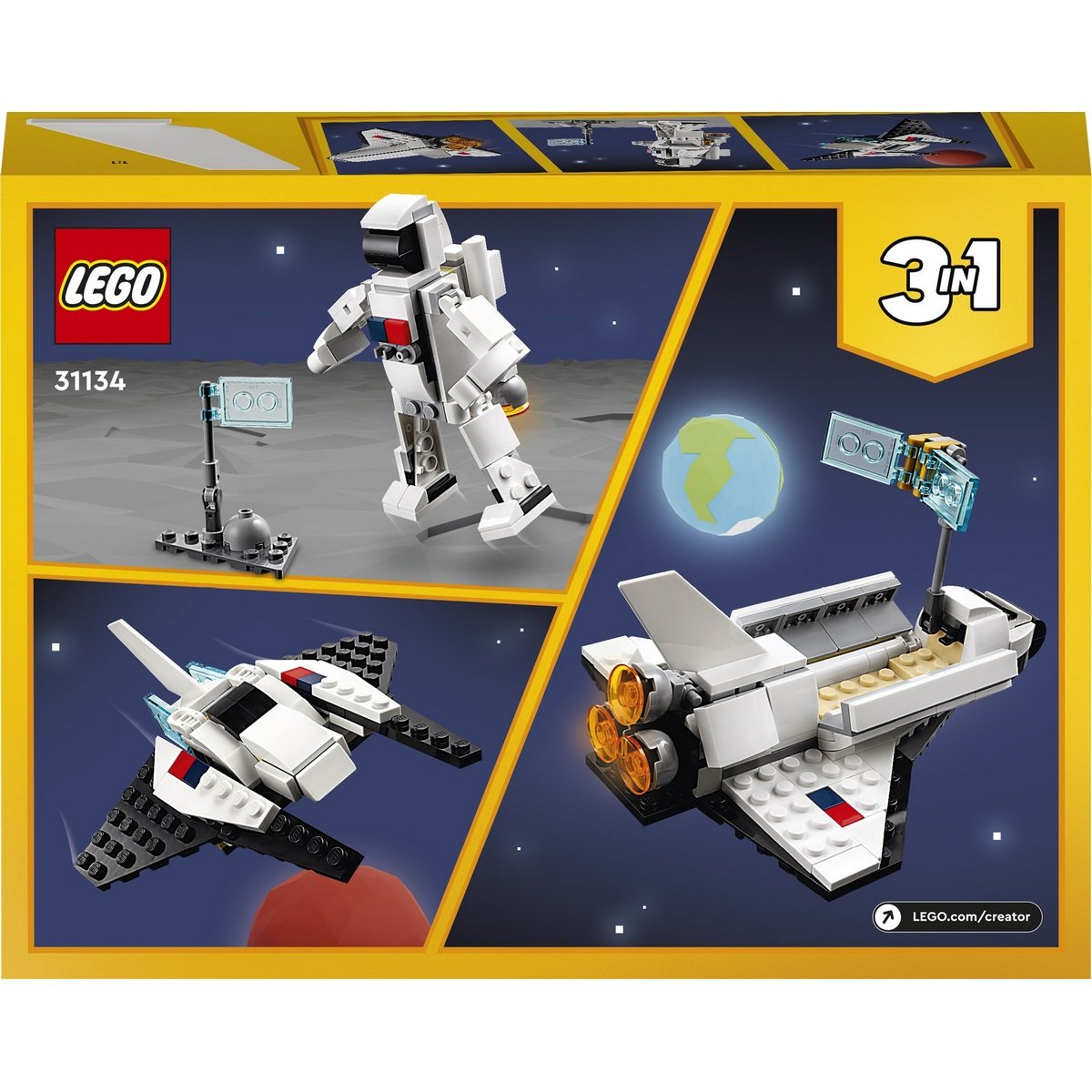 Navette spatiale 3 en 1 Lego Creator 31134