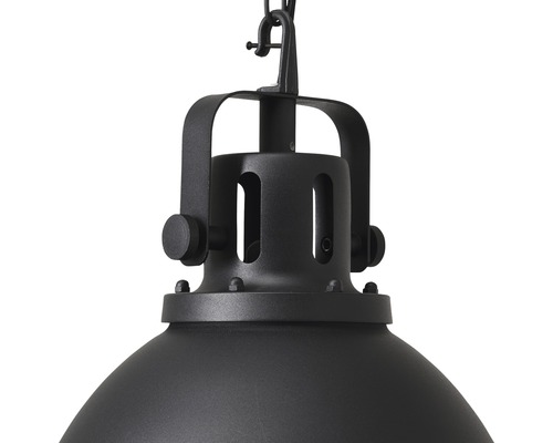 Hanglamp, 1-lichts, HxØ 133x38 cm, zwart